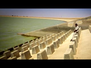 how in libya they let rivers right under the sahara. incredible project gaddafi.