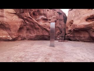 the mystery of the monolith in the desert